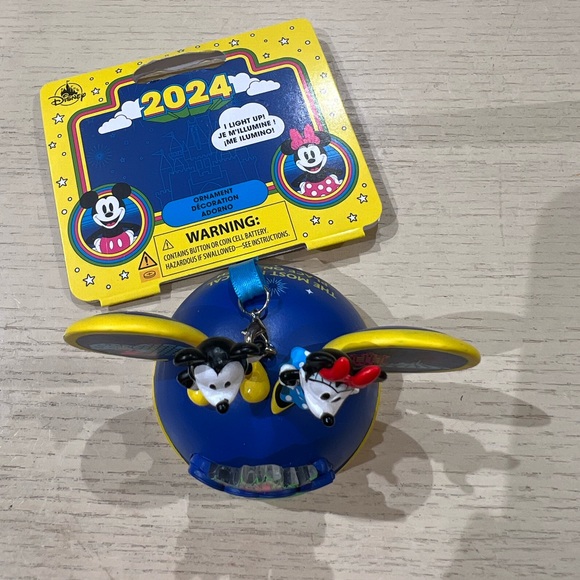 2024 Disney Mickey Mouse and Minnie Mouse Holiday Ornament - Picture 2 of 4